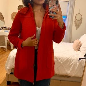 Banana Republic Women’s Duffle coat Red Wool